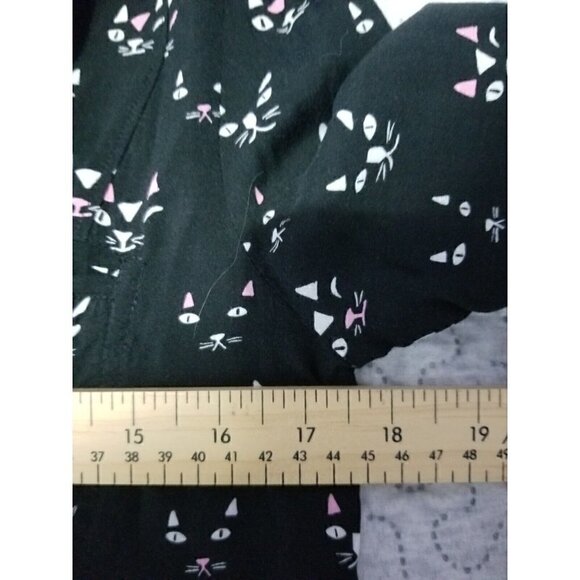 Maeve Cat Print Button Shirt Size 4 - Picture 6 of 7